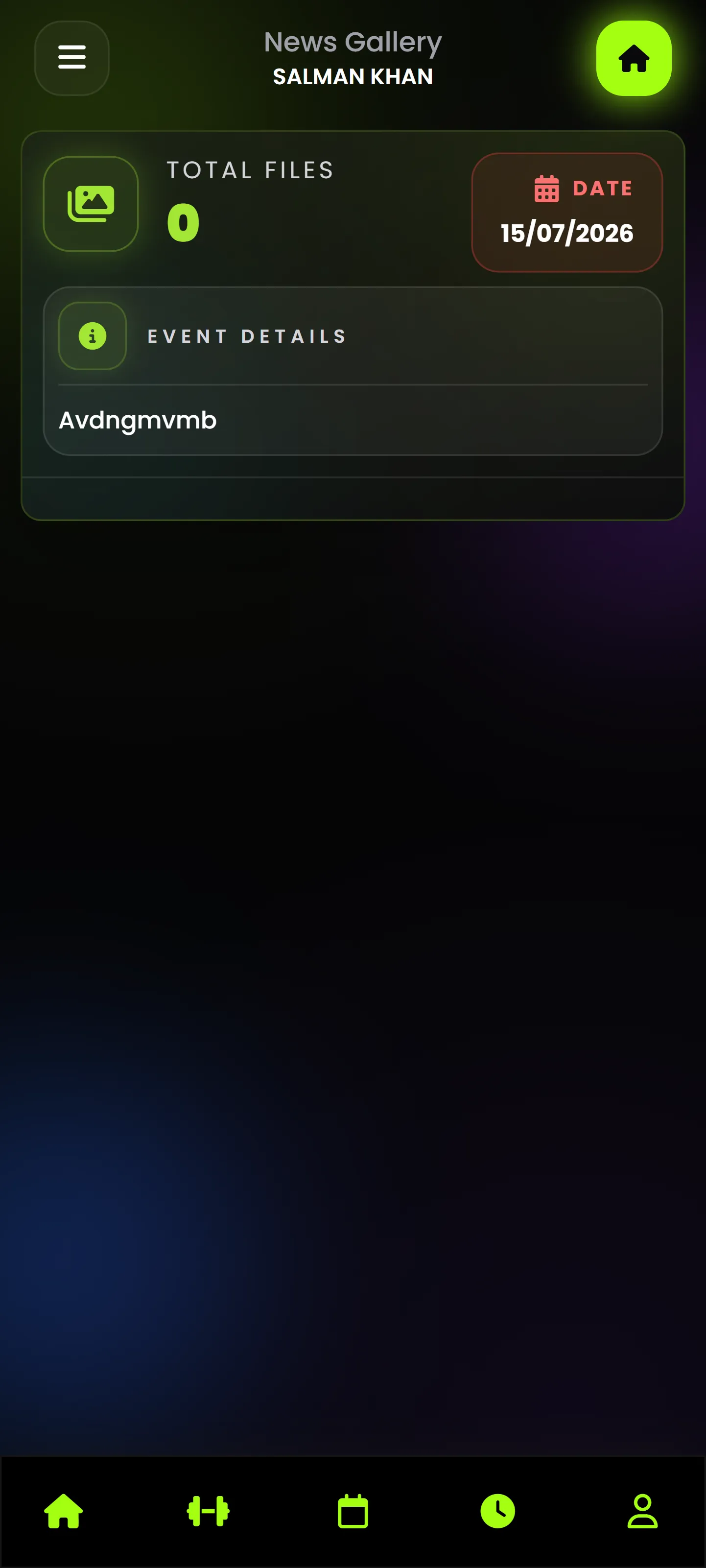 Gym ERP Mobile App Screen 21